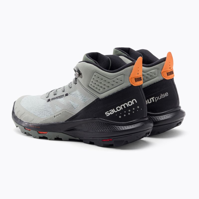 Férfi túrabakancs Salomon Outpulse Mid Gore-Tex zöld-fekete L41588900 3