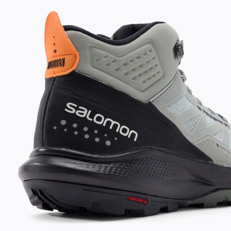 Férfi túrabakancs Salomon Outpulse Mid Gore-Tex zöld-fekete L41588900 7