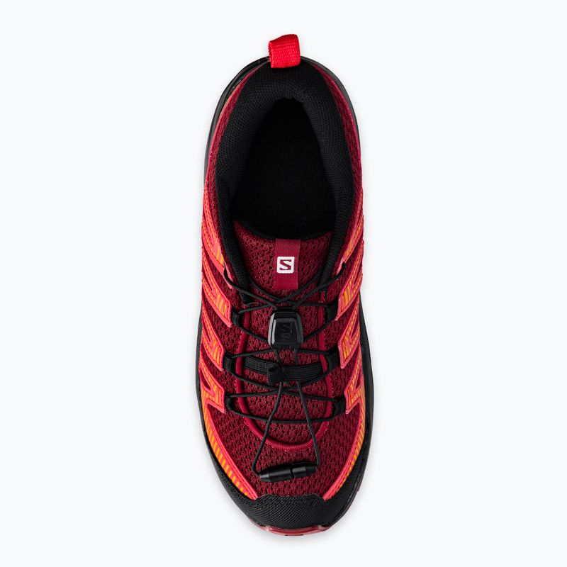 Salomon XA Pro V8 gyerek túrabakancs bordó L41613800 6
