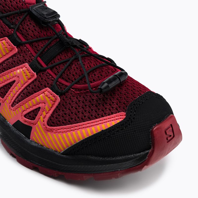 Salomon XA Pro V8 gyerek túrabakancs bordó L41613800 7