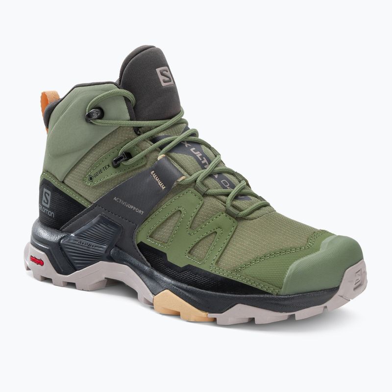 Salomon X Ultra 4 MID GTX zöld női túracipő L41625100