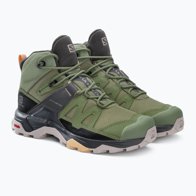Salomon X Ultra 4 MID GTX zöld női túracipő L41625100 4