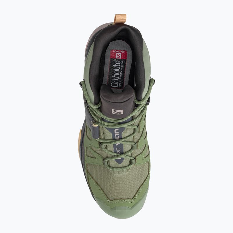 Salomon X Ultra 4 MID GTX zöld női túracipő L41625100 6
