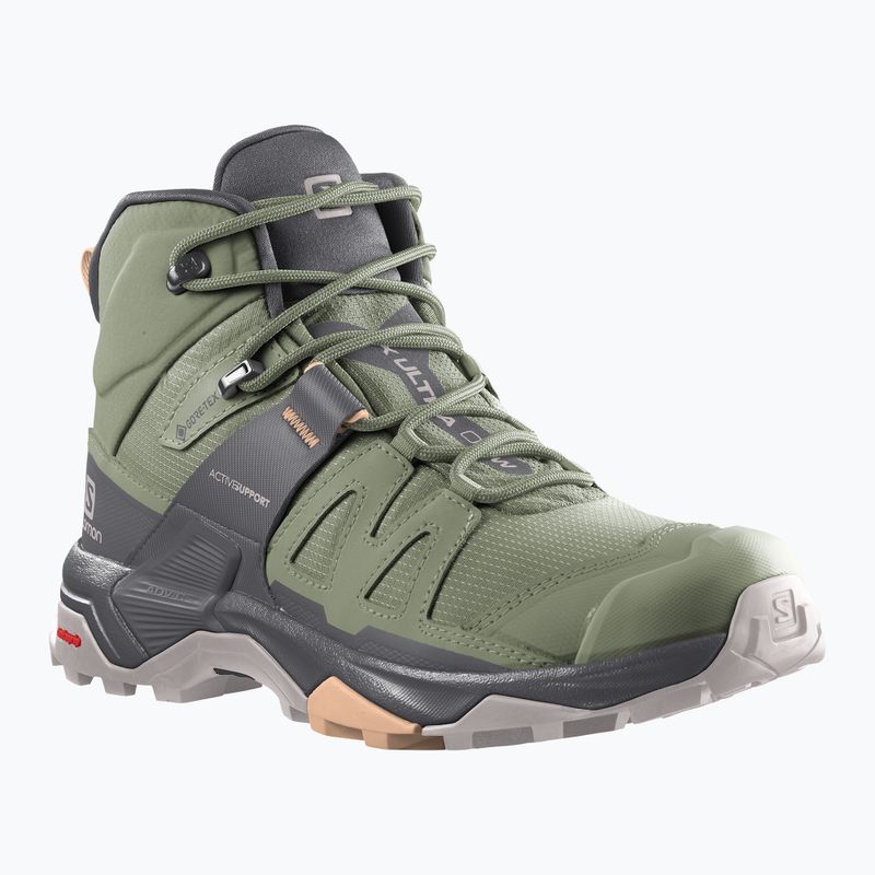 Salomon X Ultra 4 MID GTX zöld női túracipő L41625100 11
