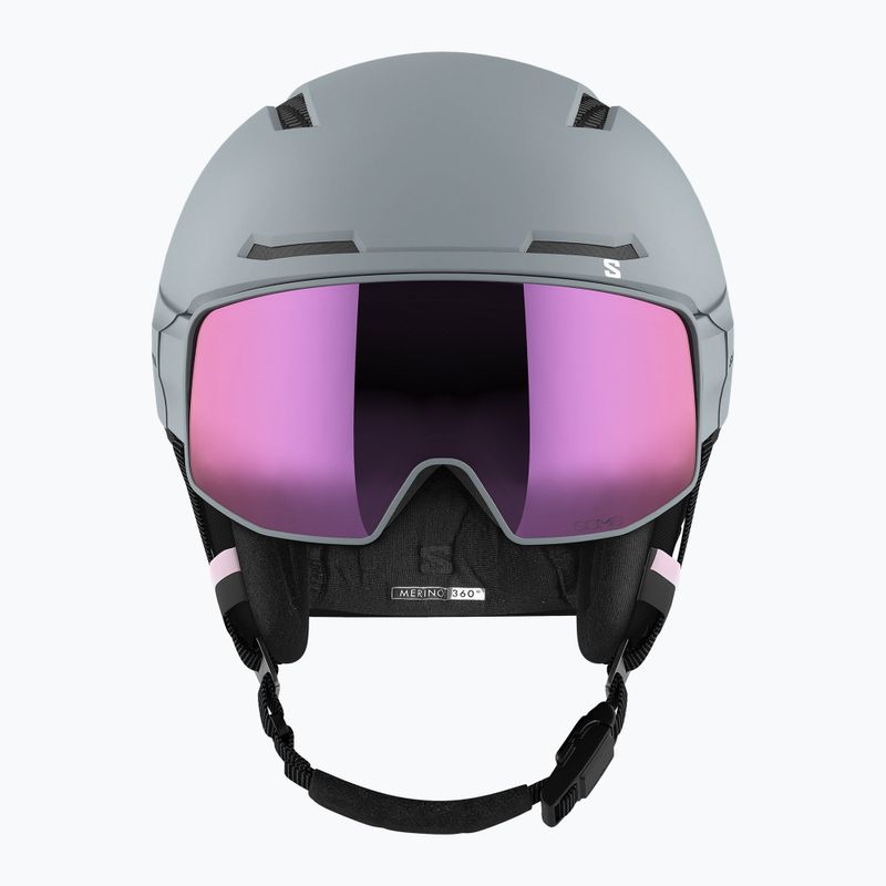 Salomon Driver Prime Sigma Plus+el S1/S2 szürke síbukósisak L47011200 11