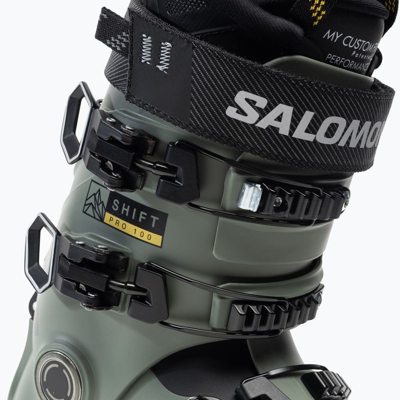 Férfi síbakancs Salomon Shift Pro 100 AT zöld L47000800 7