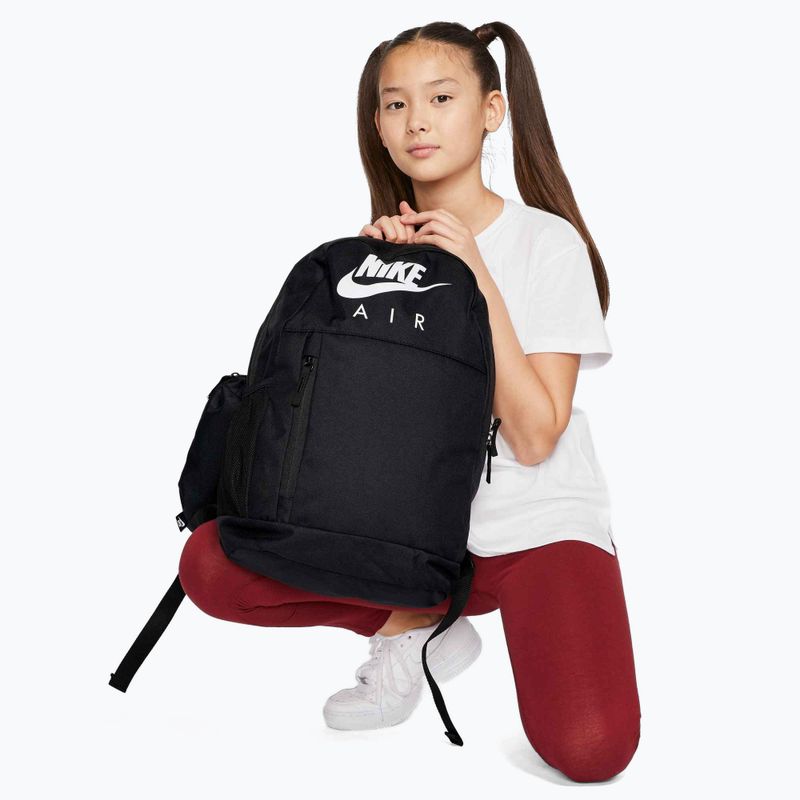 Nike Elemental 20 l fekete/fekete/fehér gyermek hátizsák 11