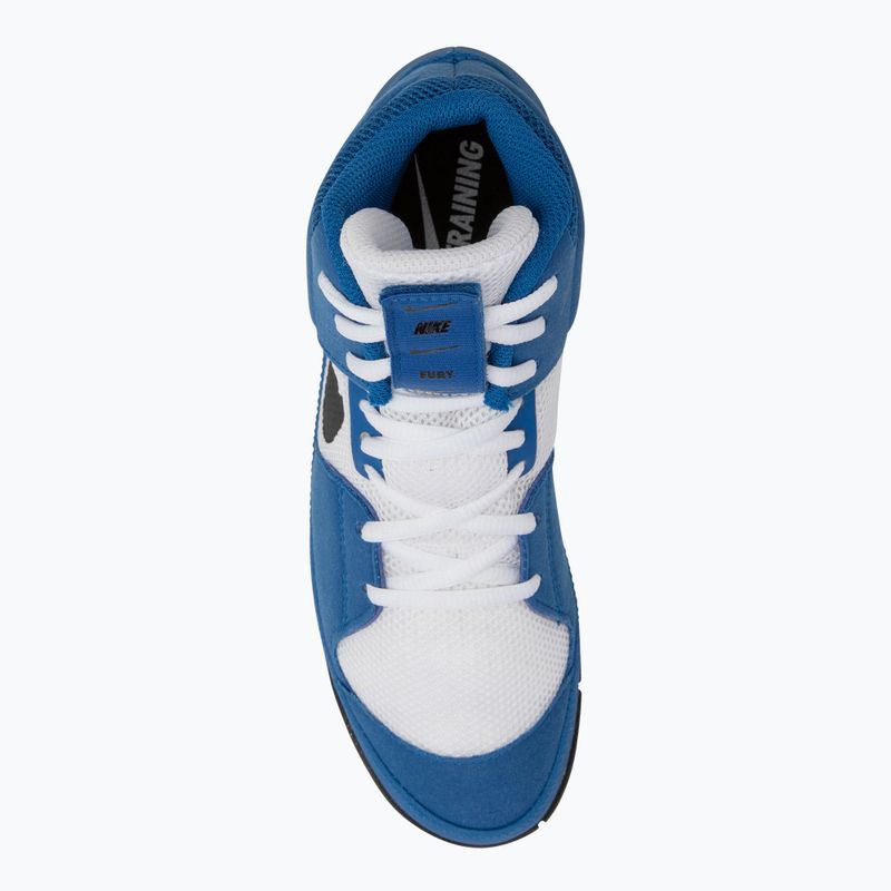 Nike Fury team royal/fehér/fekete birkózó cipő 5