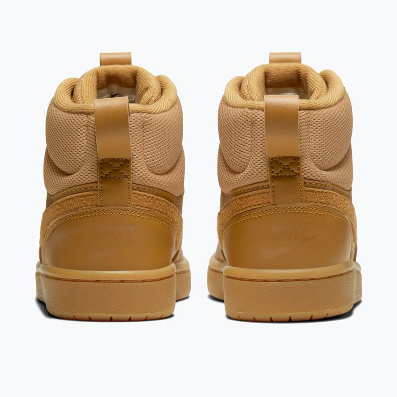 Gyermekcipő Nike Court Borough Mid 2 Boot (Gs) wheat/gum med brown/wheat 2