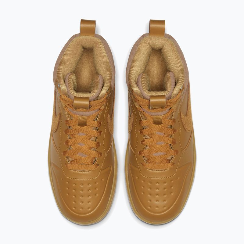 Gyermekcipő Nike Court Borough Mid 2 Boot (Gs) wheat/gum med brown/wheat 3