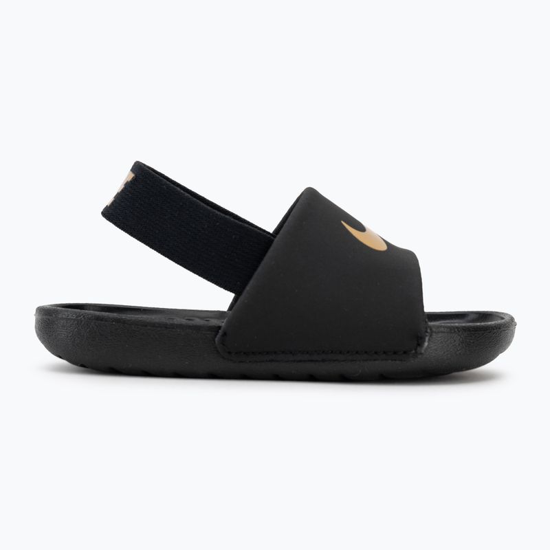 Gyerek papucsok Nike Coffee black/metallic gold 2