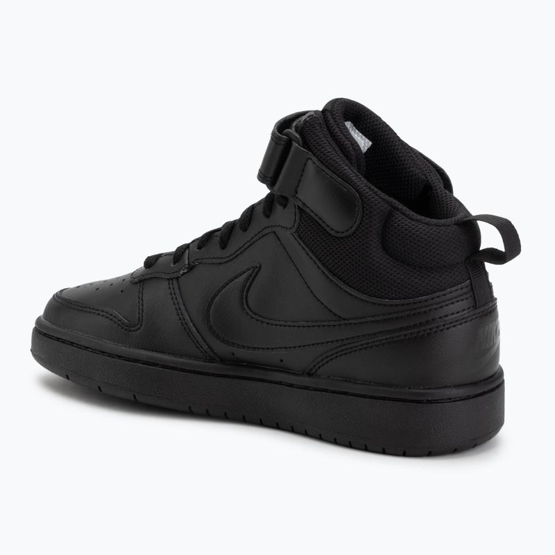 Gyerekcipők Nike Court Borough Mid 2 black/black/black 3