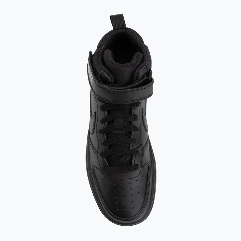 Gyerekcipők Nike Court Borough Mid 2 black/black/black 5