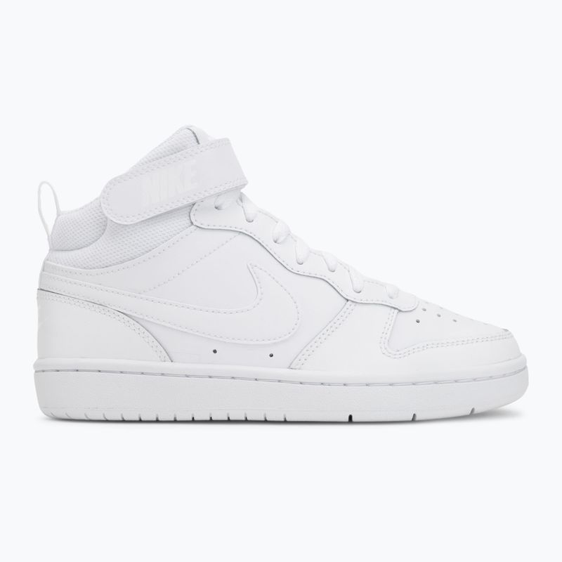Gyerek cipők Nike Court Borough Mid 2 white/white/white 2
