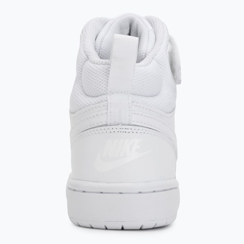 Gyerek cipők Nike Court Borough Mid 2 white/white/white 6