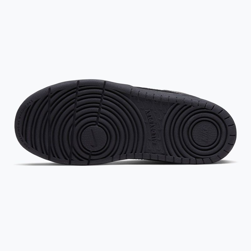 Gyermekcipő Nike Court Borough Mid 2 black/black/black 3