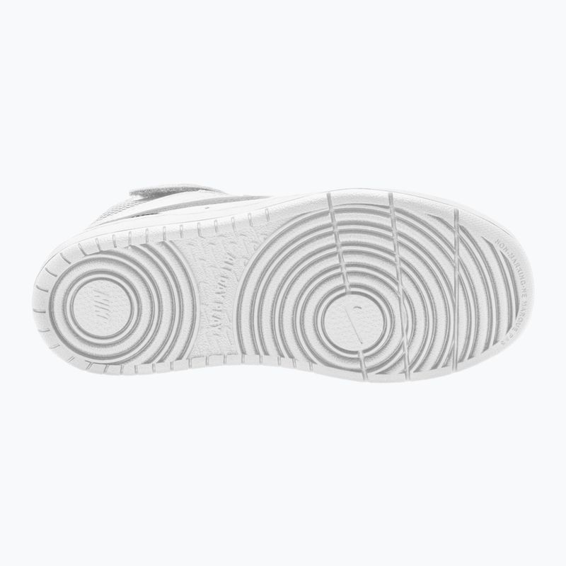 Gyermekcipő Nike Court Borough Mid 2 white/white/white 3