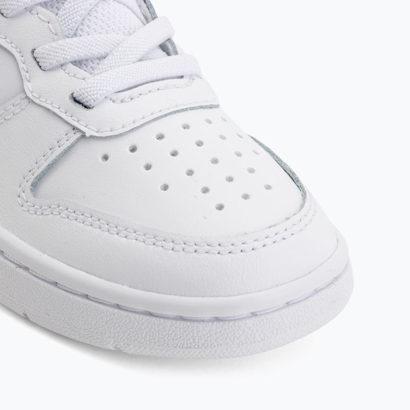 Gyermekcipő Nike Court Borough Mid 2 white/white/white 7