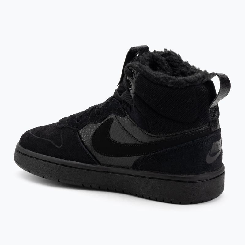 Gyerek cipők Nike Court Borough Mid 2 black/black/black 3