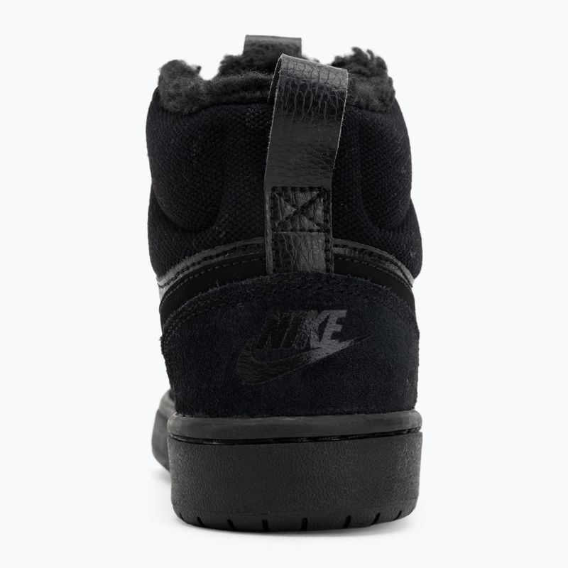 Gyerek cipők Nike Court Borough Mid 2 black/black/black 6