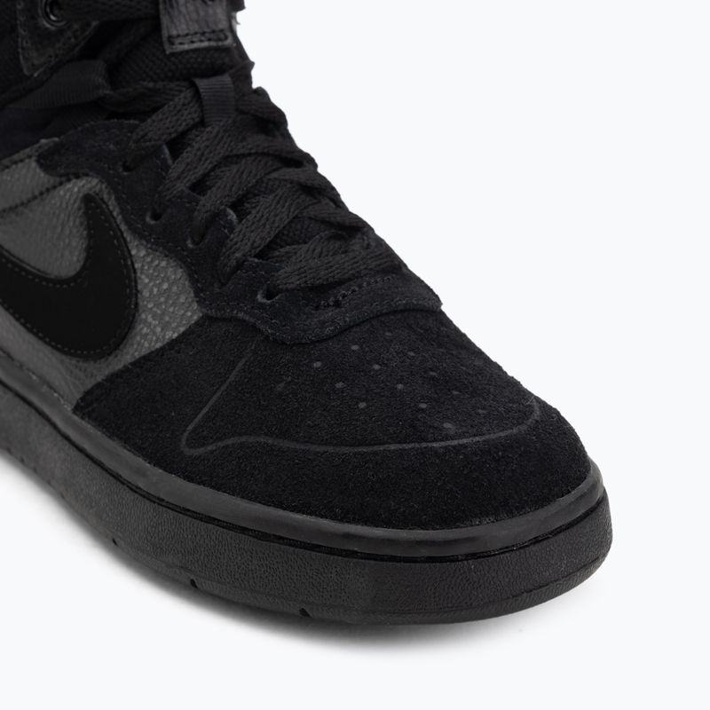 Gyerek cipők Nike Court Borough Mid 2 black/black/black 7