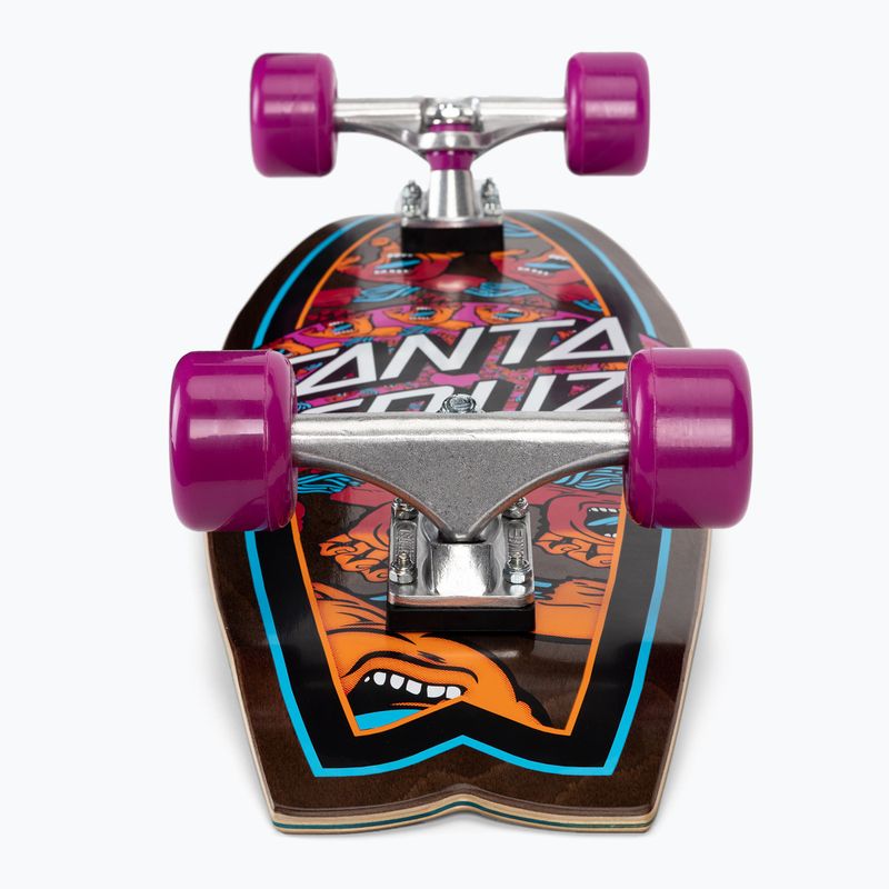Cruiser gördeszka Santa Cruz Cruzer Cruzer Mandala Hand Shark 8.8 barna 124573 5
