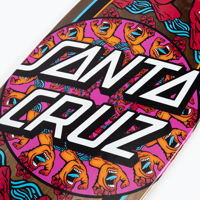 Cruiser gördeszka Santa Cruz Cruzer Cruzer Mandala Hand Shark 8.8 barna 124573 7