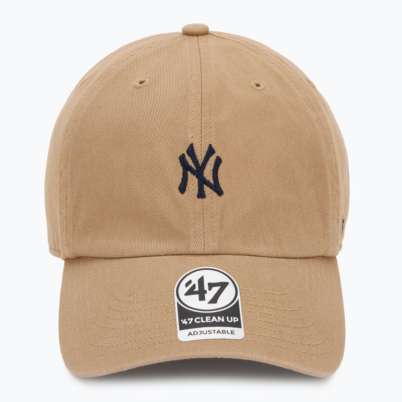 47 Márka MLB New York Yankees Base Runner sapka CLEAN UP khaki 2