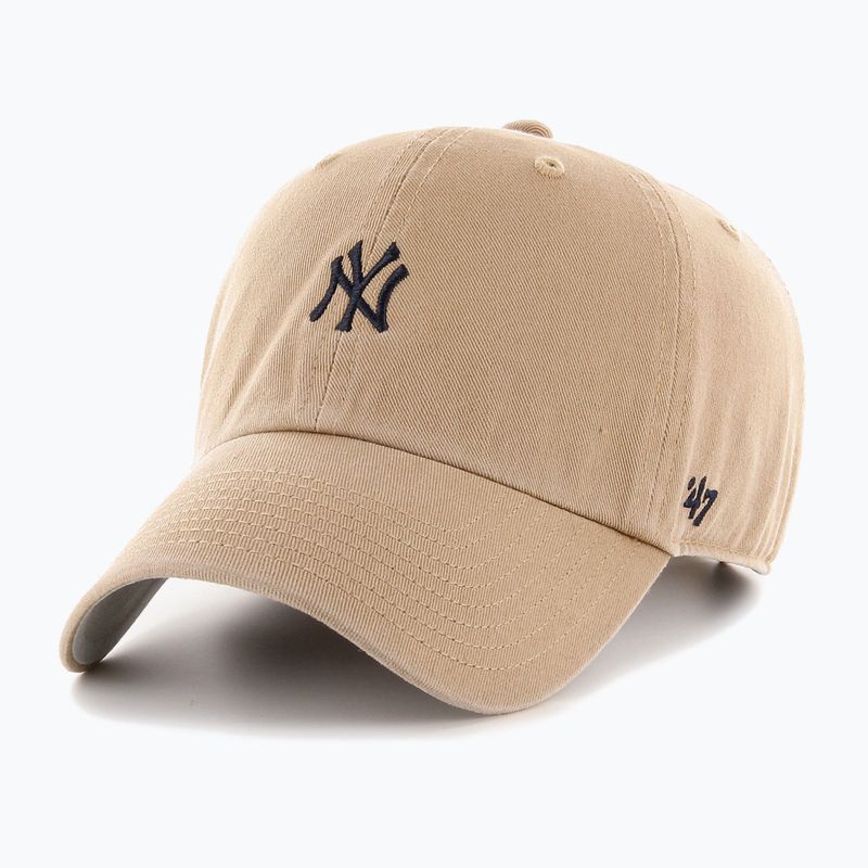 47 Márka MLB New York Yankees Base Runner sapka CLEAN UP khaki