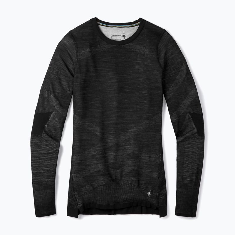 Női termoaktív pulóver Smartwool Intraknit Merino 200 Crew fekete/fehér 4
