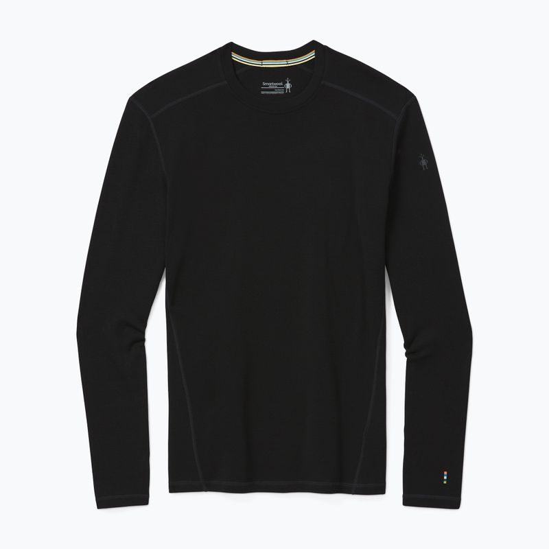 Férfi termoaktív pulóver Smartwool Merino Base Layer Crew Boxed fekete 5