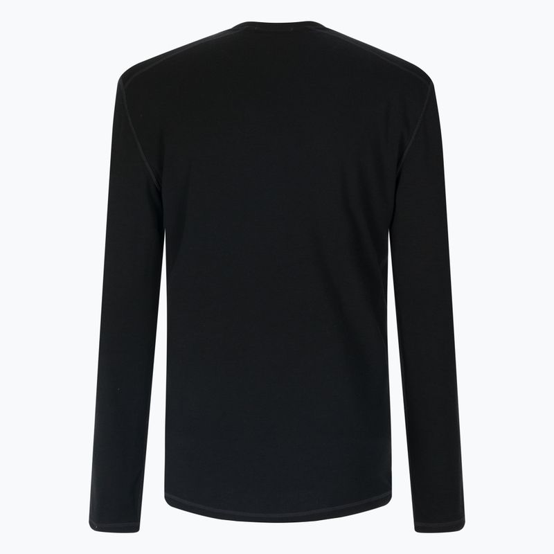 Férfi termoaktív pulóver Smartwool Merino Base Layer Crew Boxed fekete 2