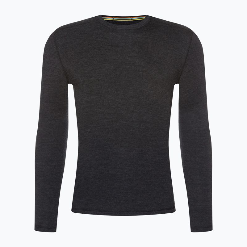Férfi termoaktív pulóver Smartwool Merino 250 Baselayer Crew Boxed charcoal heather 3