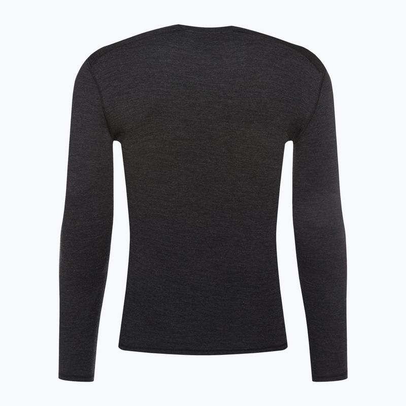 Férfi termoaktív pulóver Smartwool Merino 250 Baselayer Crew Boxed charcoal heather 4