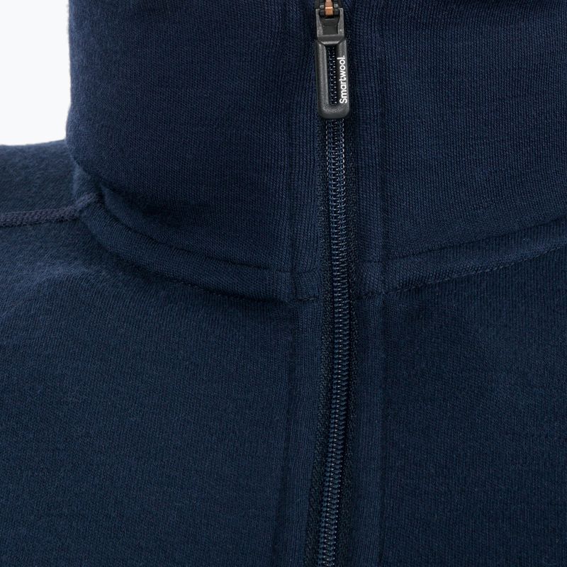 Férfi Smartwool Merino 250 alapréteg 1/4 Zip póló dobozos tengerészkék 16356-092-S 3