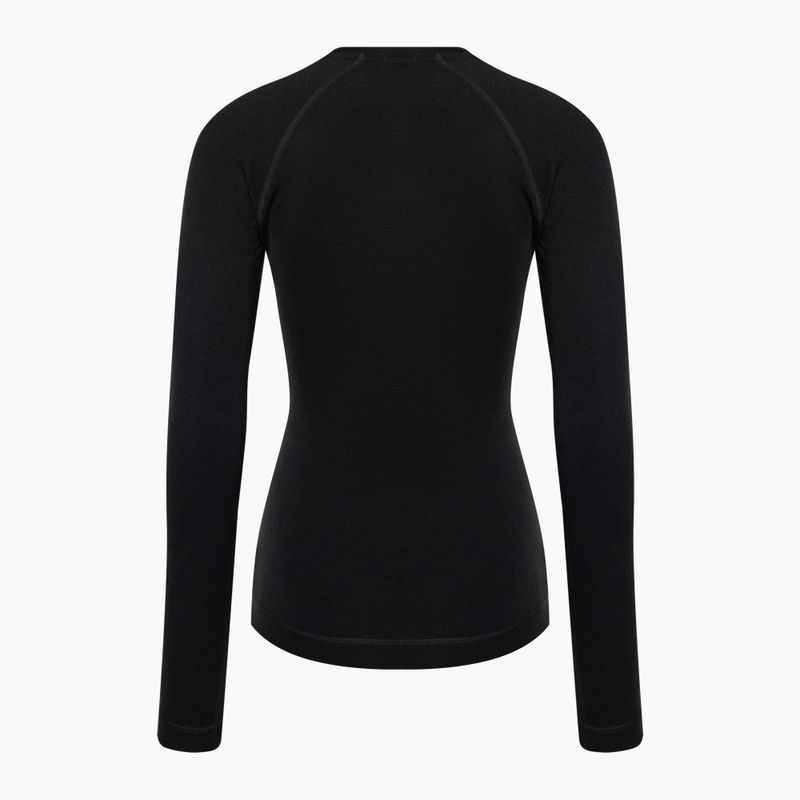 Női termoaktív pulóver Smartwool Merino 250 Baselayer Crew Boxed fekete 4