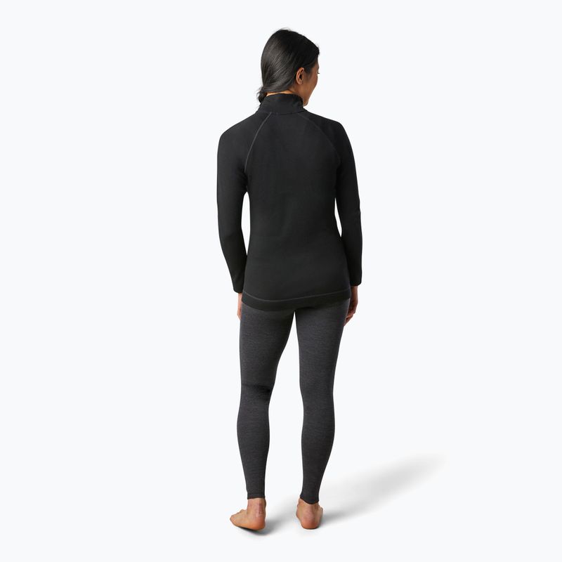 Női Smartwool Merino 250 Baselayer 1/4 Zip Boxed termál póló fekete 16374 3
