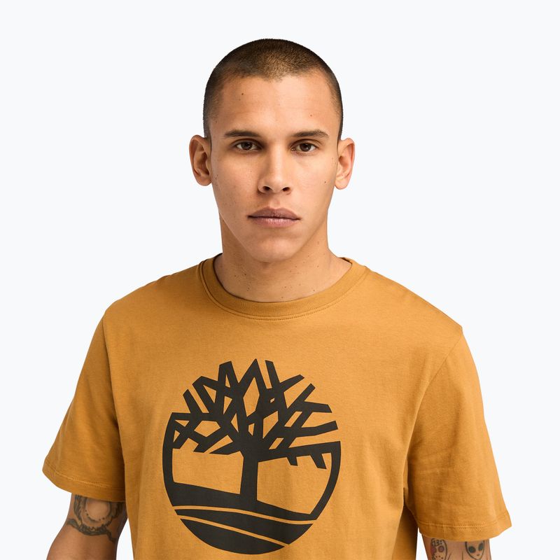 Férfi Timberland Kennebec Tree Logo búza csizma ing 4