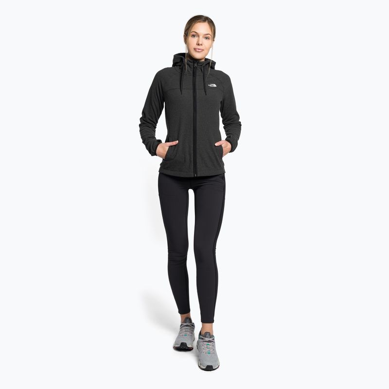 Női fleece kapucnis pulóver The North Face Homesafe FZ Fleece Hoodie fekete NF0A55HNTH61 2