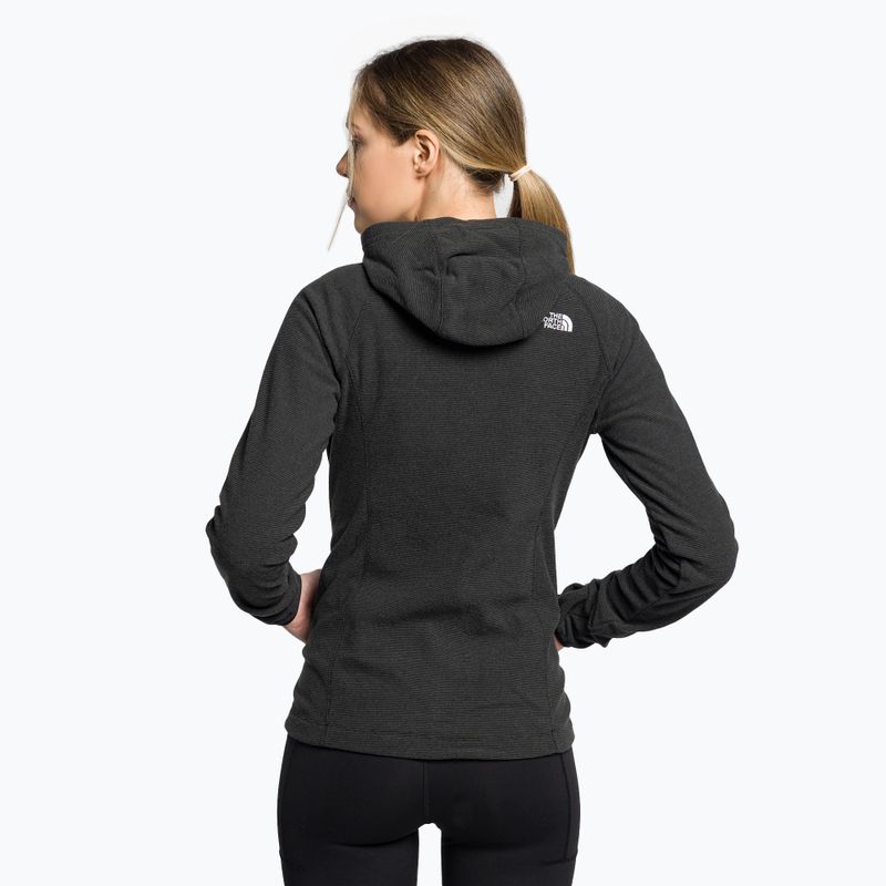 Női fleece kapucnis pulóver The North Face Homesafe FZ Fleece Hoodie fekete NF0A55HNTH61 4