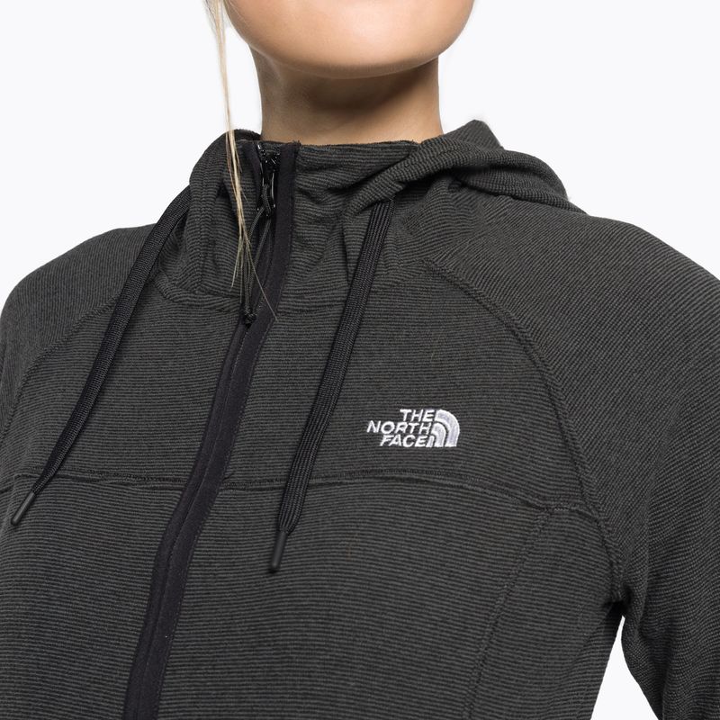 Női fleece kapucnis pulóver The North Face Homesafe FZ Fleece Hoodie fekete NF0A55HNTH61 5