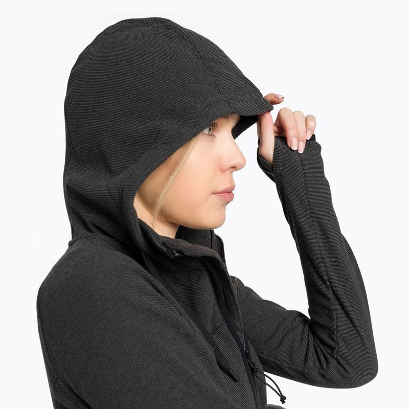 Női fleece kapucnis pulóver The North Face Homesafe FZ Fleece Hoodie fekete NF0A55HNTH61 6