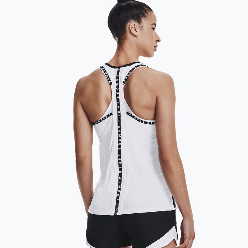 Under Armour Knockout Tank női edzőpóló fehér 1351596 8