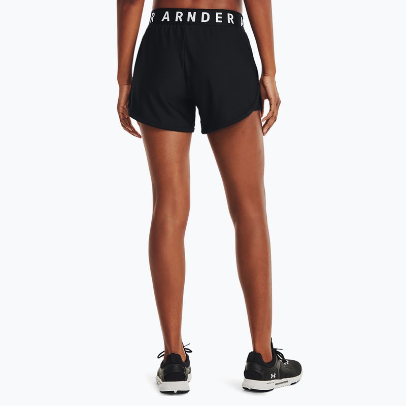 Under Armour Play Up 5 In női edzőnadrág fekete/fekete/fehér 3