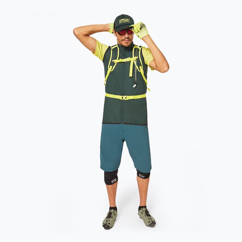 Férfi Oakley Factory Pilot Lite MTB kerékpáros mez sárga FOA403173 7