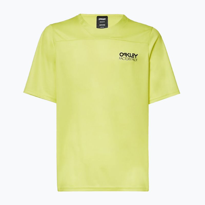 Férfi Oakley Factory Pilot Lite MTB kerékpáros mez sárga FOA403173 8