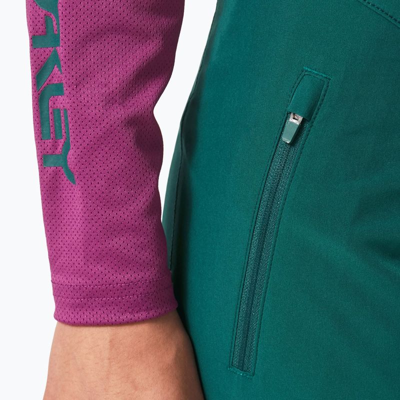 Női Oakley Drop In MTB kerékpáros rövidnadrág zöld FOA500275 7