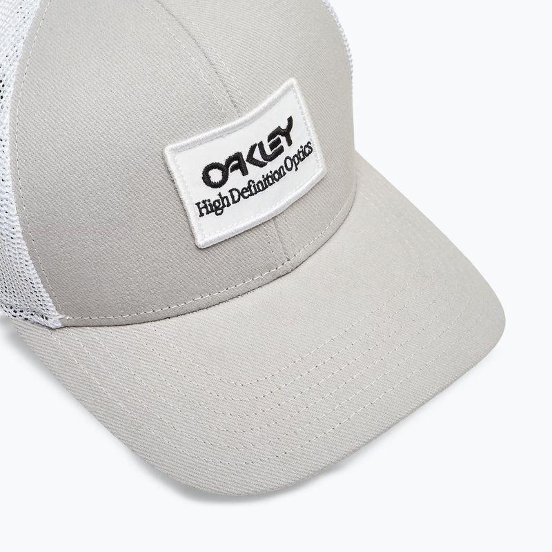 Férfi Oakley Oakley B1B Hdo Patch Trucker kőszürke baseballsapka 3