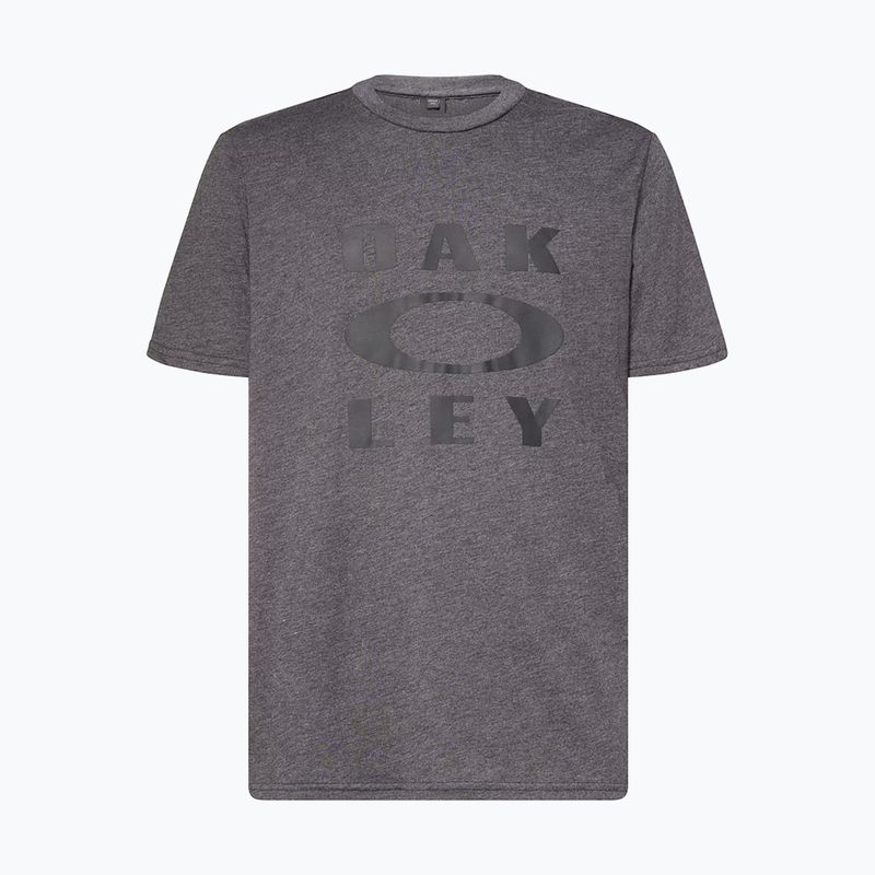 Férfi Oakley Bark Ellipse Tee sötétszürke hthr/fekete póló