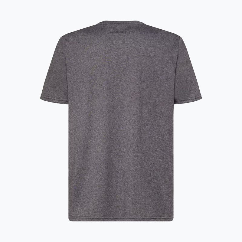 Férfi Oakley Bark Ellipse Tee sötétszürke hthr/fekete póló 2